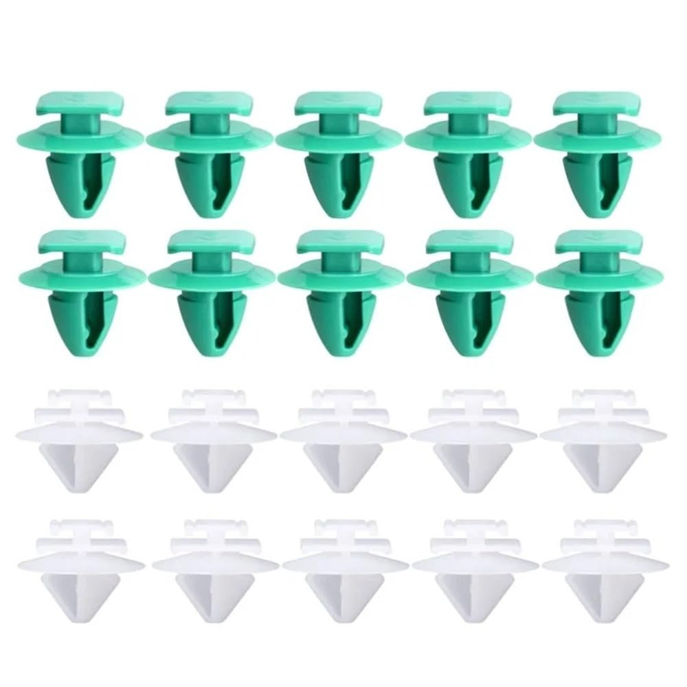 YTQMoreBNZ 20pcs OE#68241251AA 68102758AA Molding Wheel Arch Flare Trim Panel Retaining Clip For Jeep Renegade 2015-On(20PCS)