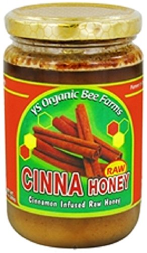 Y.S. Eco Bee Farms Miel Cruda Canela 13.5 oz Pack 3