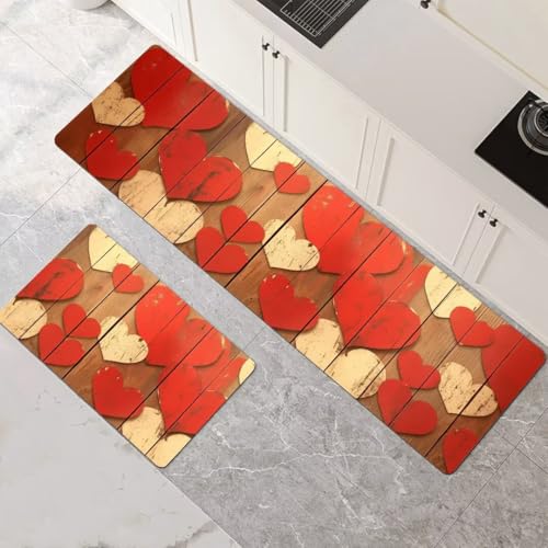 Alfombras de cocina de 2 piezas antideslizantes de 80x240cm 2