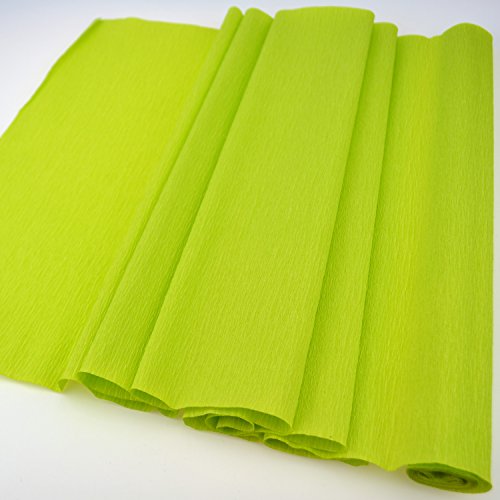 Rouleau de papier crépon à forte élasticité | Lot de 2 bobines souples de 42 couleurs