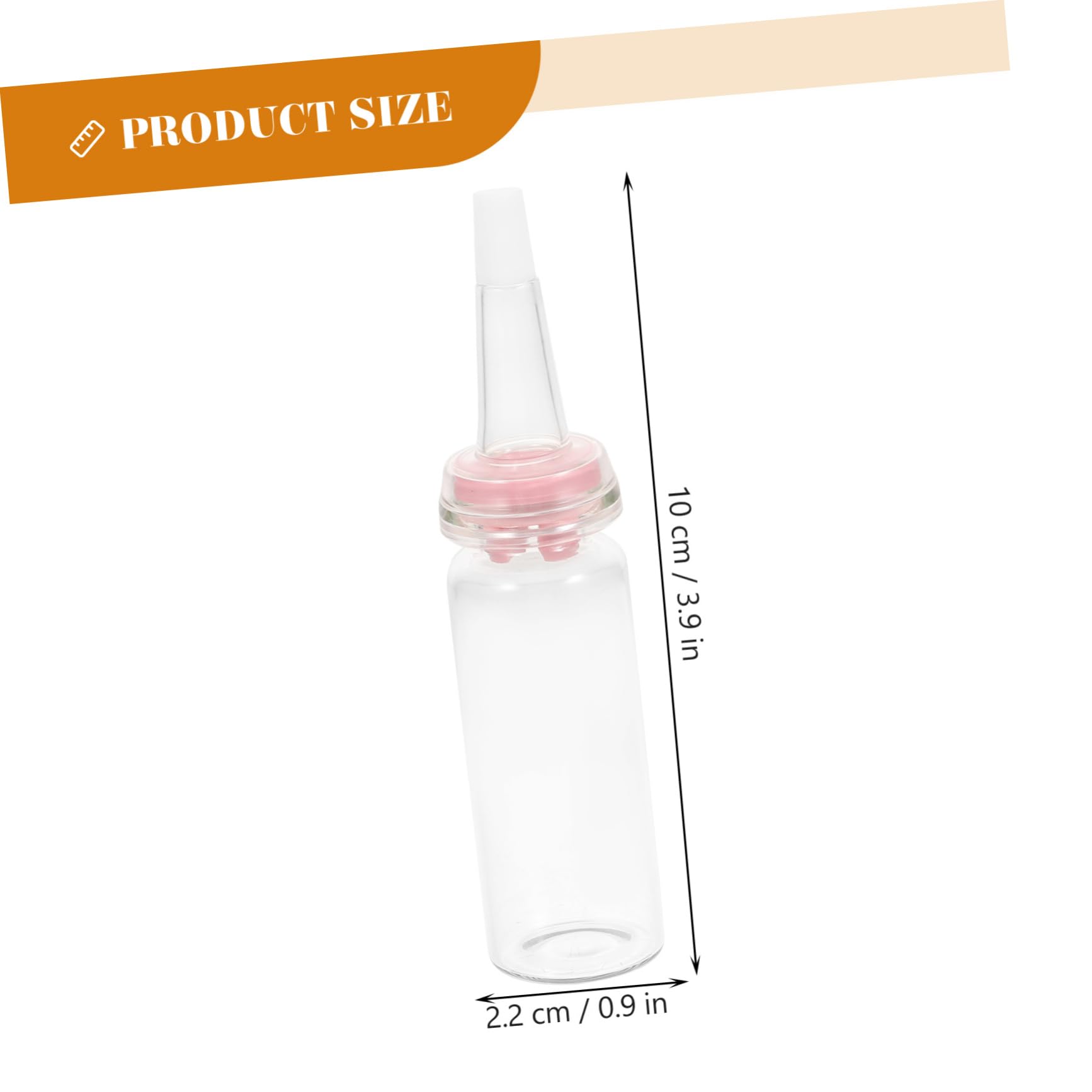 GRIRIW 1Set Hamster Nursing Bottle Feeder with Nipple and Cap for Hedgehogs Squirrels and Small Animals for Newborn Care