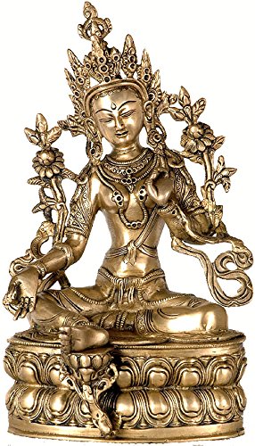 Exotic India re57 (Tibetano Budista deidad) Diosa Verde Tara