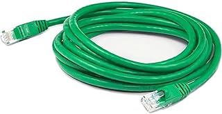 AddOn 30FT RJ-45 (Male) to RJ-45 (Male) Straight Green CAT6 UTP Copper PVC Patch