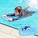 MoKo Swim Kickboard, Cartoon Swimming Training Kick Board Pool Exercise Equipment Promote Natural Swimming Position Water Fun Tool for Kids, Blue Shark