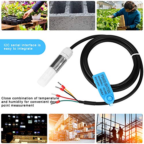 Stainless Steel Humidity Sensor, Easy Operated Humidity Sensor, Tool for Business Industrial Control(SHT21)