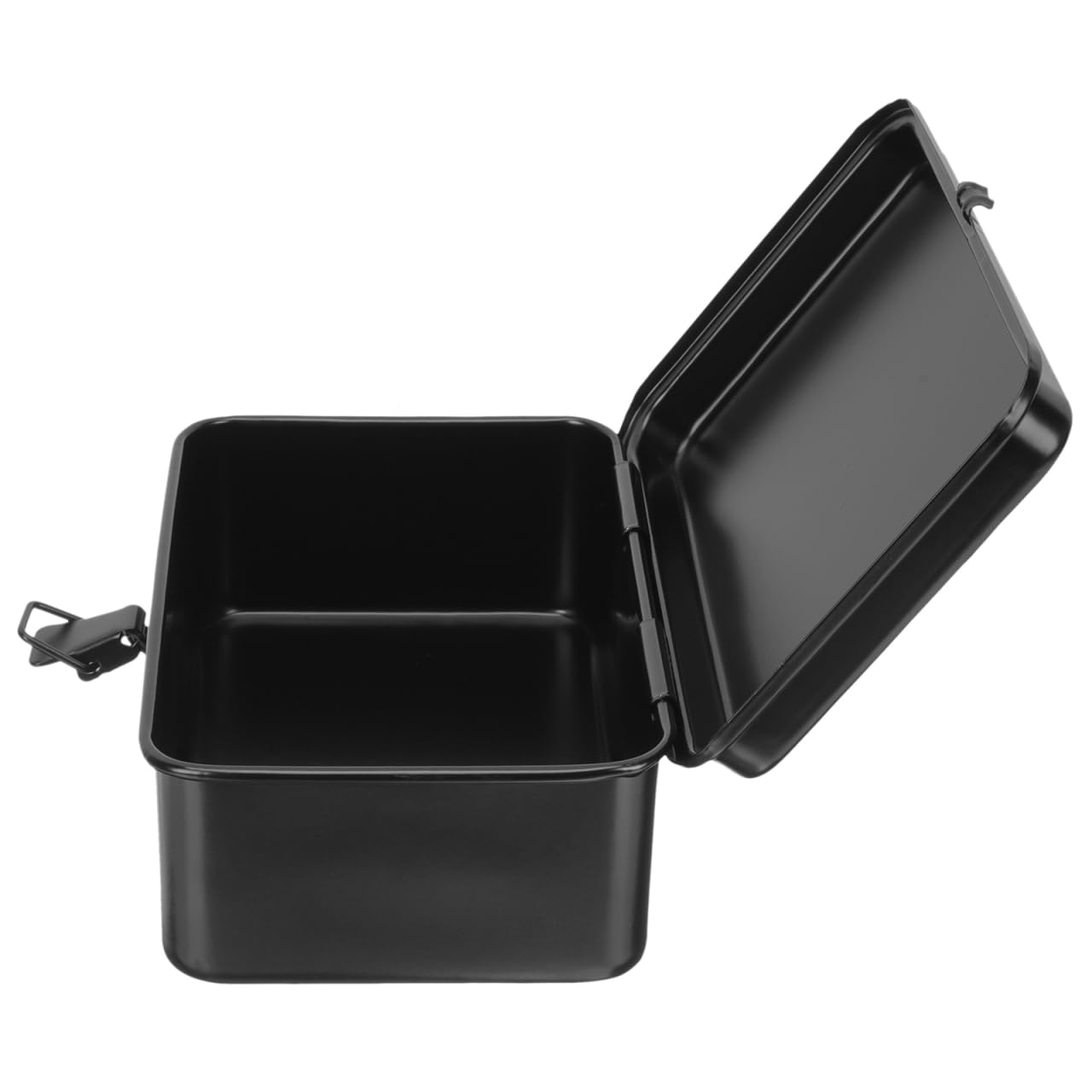 DOITOOL Caja de herramientas de hoja de hierro, caja de almacenamiento de herramientas de metal, caja de herramientas de carpintero portátil con pestillo para el hogar, taller, garaje