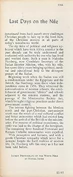 Hardcover Last Days on The Nile Book