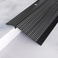 Aluminum Floor Transition Threshold Strip, Doorway Edge Trim Suitable for Threshold Height Less Than 1.6 InchThreshold Ramps for Doorways, Wheelchairs, Door/Tile/Threshold Reducer (Black)