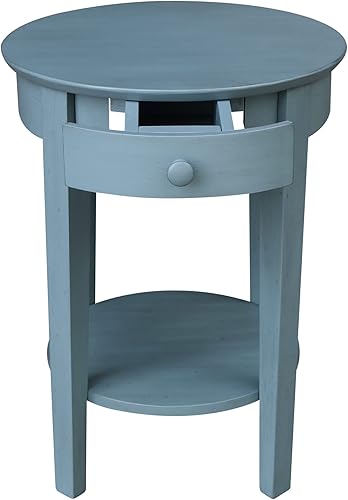 Miniatura 39 de IC International Concepts Phillips - Mesa decorativa con cajón, diseño versátil para sala de estar o dormitorio, construcción de madera resistente,