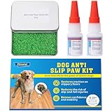 Dog Paw Grips Kit, Paw Pads for Traction, Reduce Slipping on Hardwood Floors, Anti-Slip for Senior & Special Needs Dogs, Improve Confidence & Mobility