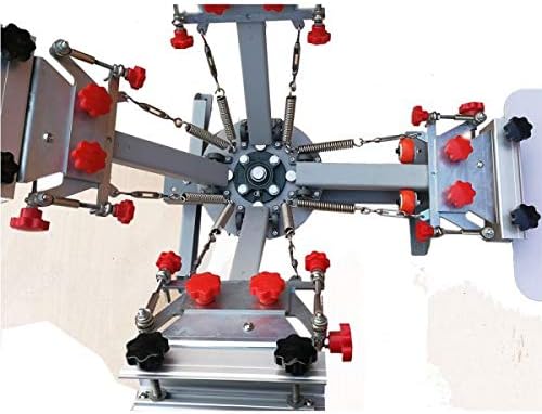 MELDIKISO Micro Registration 4 Color 1 Station Silk Screen Printing Press Machine Screen Printing Machine