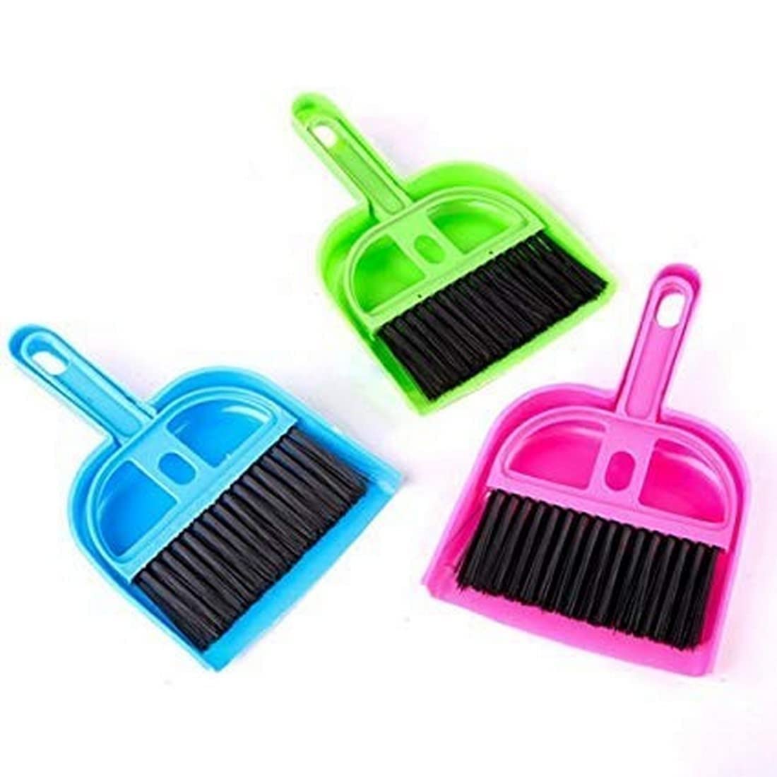 APOEM Mini Dustpan Supdi Small Table Shovel with Brush, Multipurpose Mini Dustbin Supdi with Cleaning Set for Cleaning Laptops, Keyboards, Dining Table, Car Seats (Set of 3 Multicolor) Pack of 1 (B0B6JT1TJY) Amazon Price History, Amazon Price Tracker