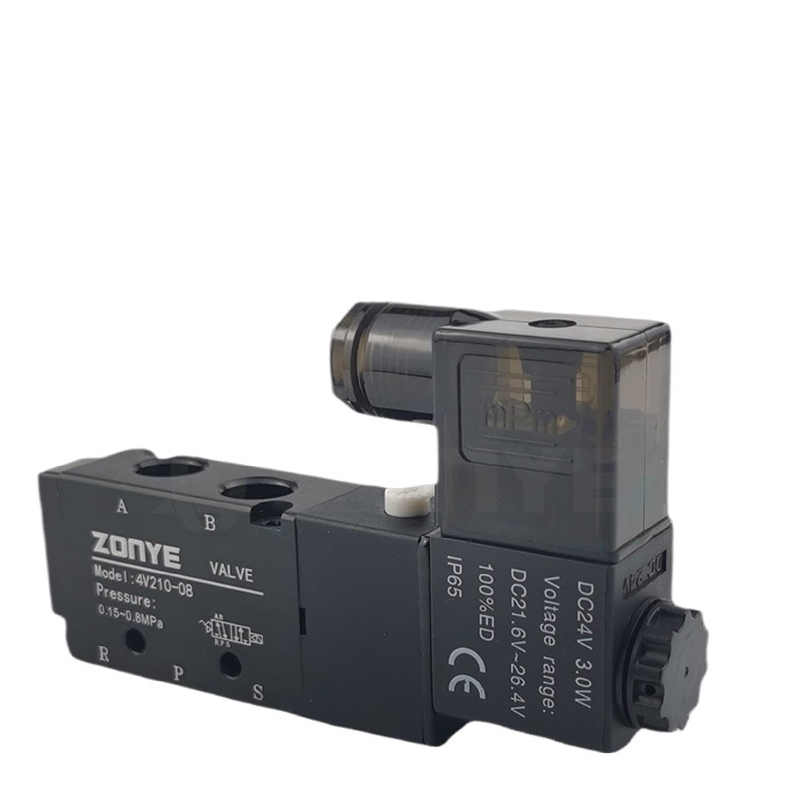 1 PCS Pneumatic Solenoid Valve 4V210-08 Two-Position Five-Way DC24V AC220V electromagnetic reversing Electronic(4V110-06 DC24V)