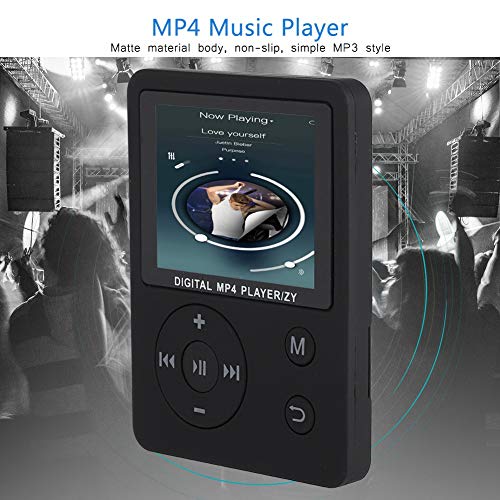 Diyeeni Draagbare MP3-mp4-speler met hoofdtelefoon, multifunctionele hifi-muziekspeler, ondersteunt 32G TF-kaart, 1,8 inch kleurendisplay, FM-radio, video, e-book, 8H looptijd (zwart) - Image 7