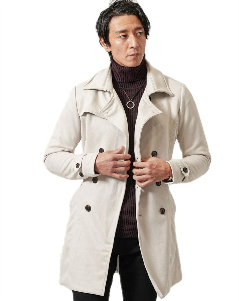 Lui,s メンズ 綺麗めアウター 専用 Lui's ブルゾン アウター デニムボンバージャケット メンズ