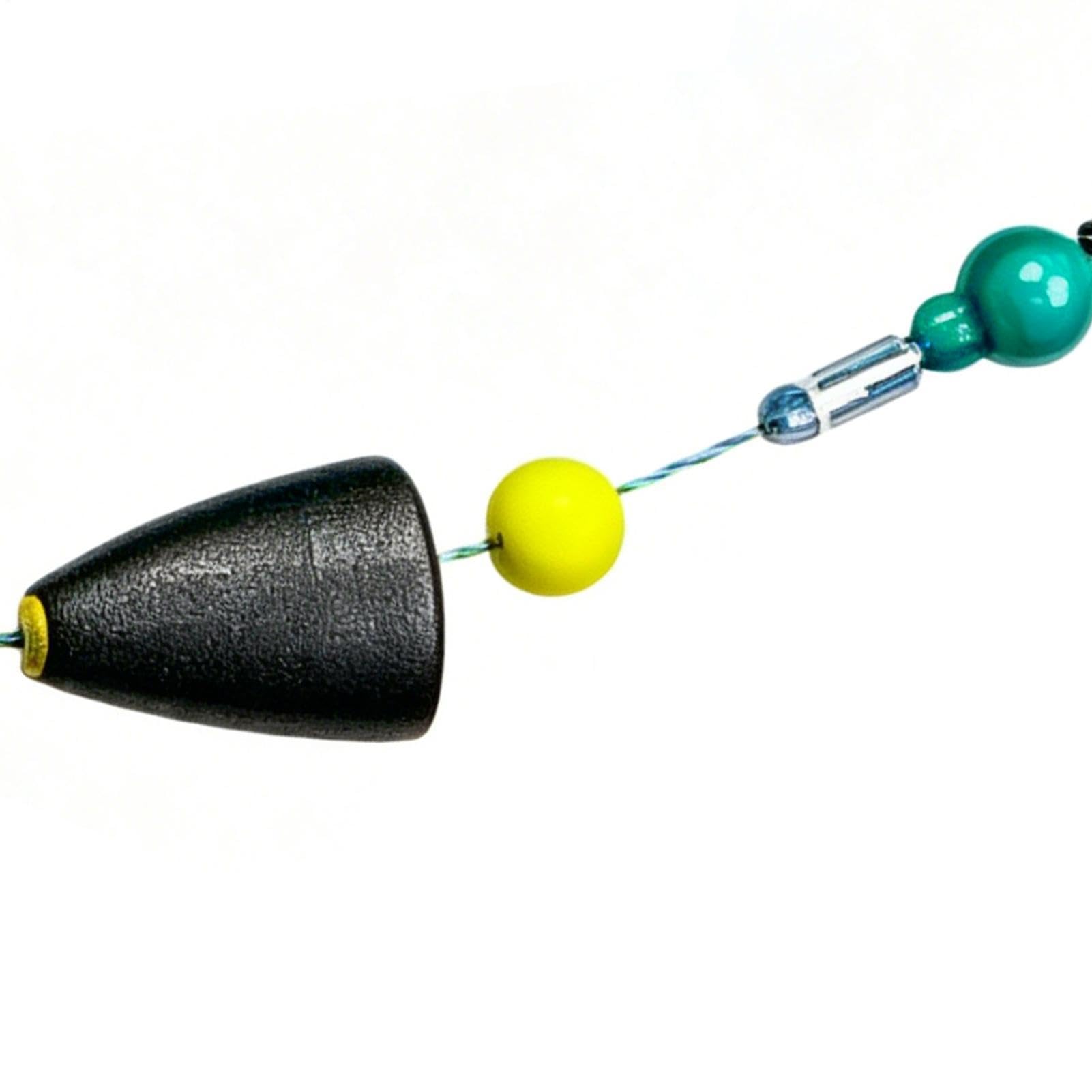 Ensemble de Ligne de Pêche Prêt à l'Emploi avec Flotteur Automatique, Montage Pré-Lié à Flotteur Coulissant, Flotteurs à Changement de Couleur, Ligne Résistante pour Pêche en Eau Douce et Salée