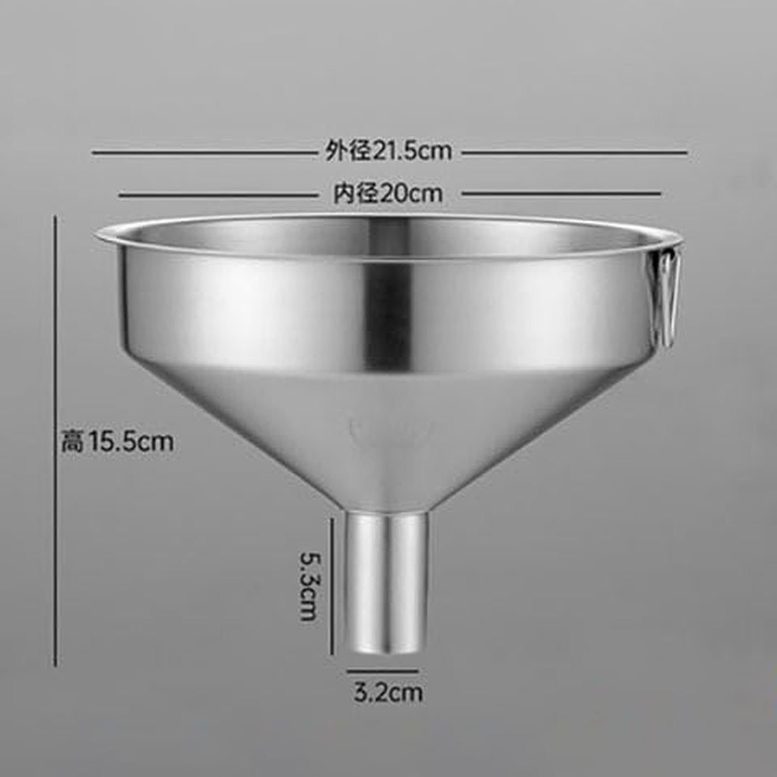 Amazon｜業務用 ロート じょうご 大口径 304ステンレス製 漏斗 耐久性