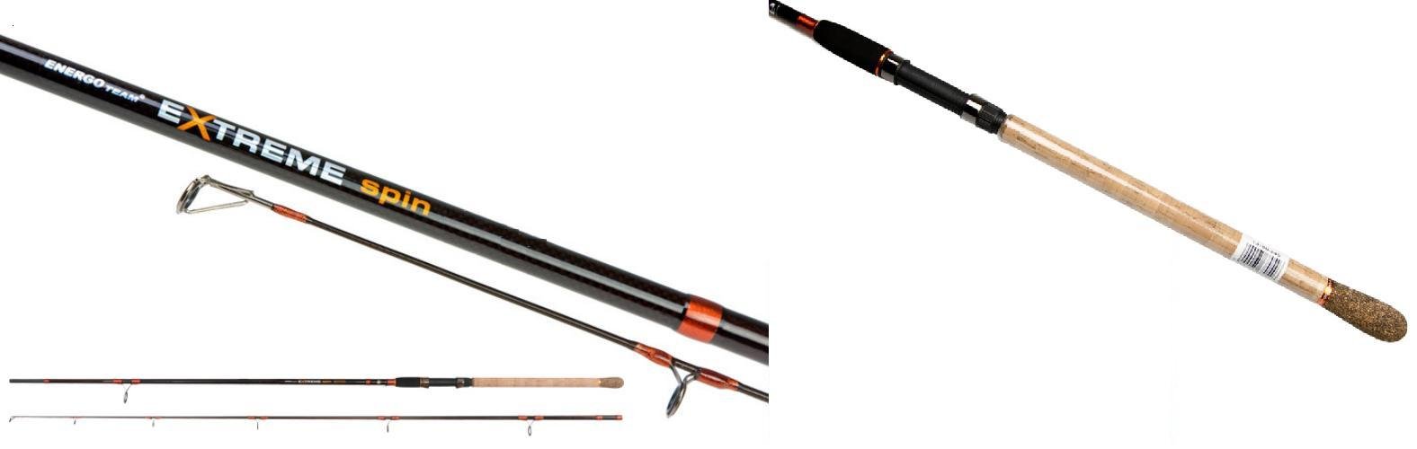 Energo Team Extreme Spin 2,40m 20-60g Spinnrute Raubfischrute Rute Angelrute Steckrute Rod