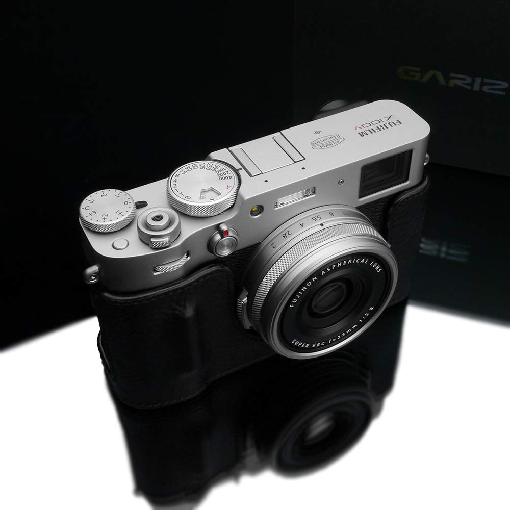 Amazon.co.jp: GARIZ FUJIFILM X100V用 本革カメラケース HG-X100VBK
