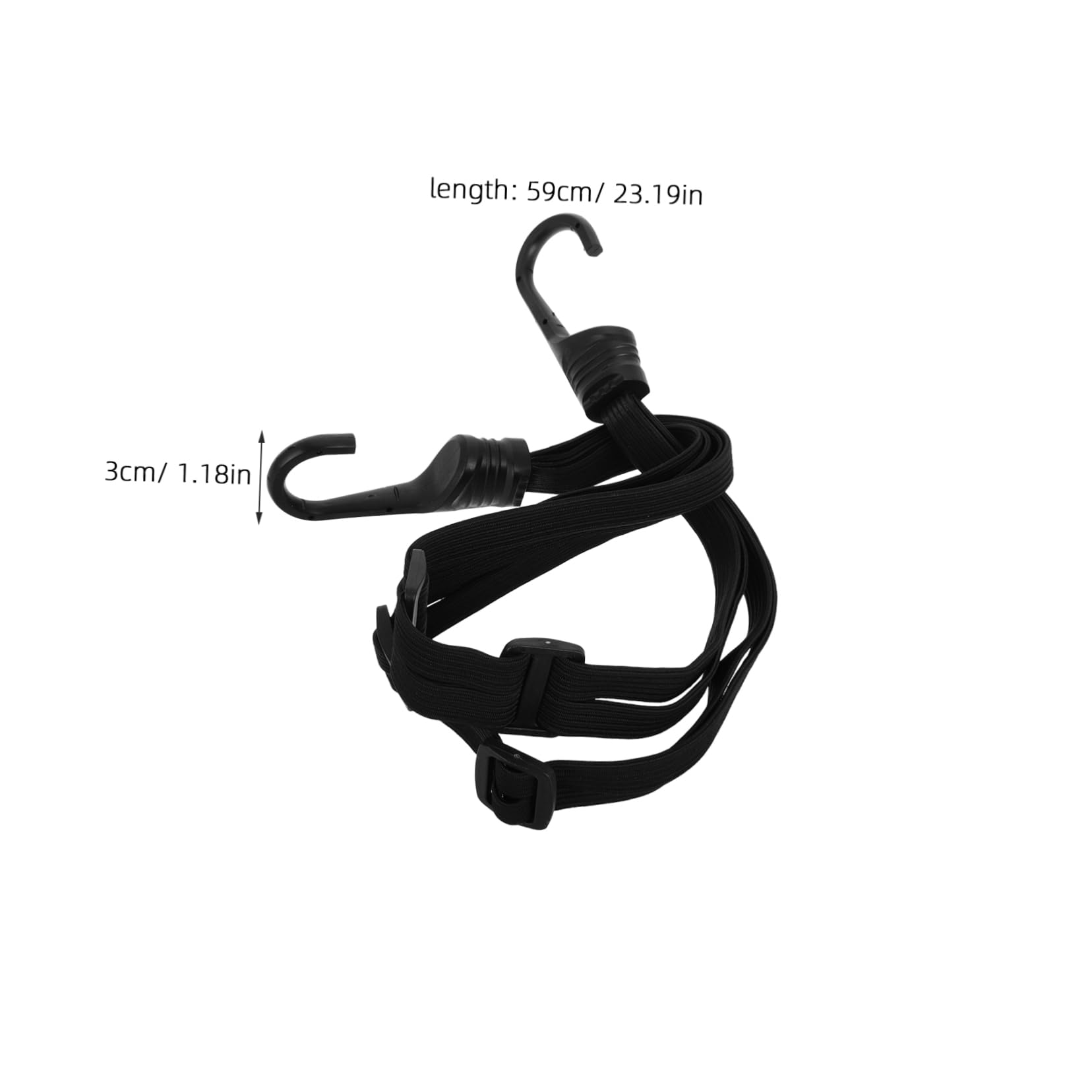 Luxshiny Motorcycle Luggage Rack Straps Elastic Cargo Binding Cord with Hooks for Secure Attachment Heavy Duty Design for Reliable Use and Portability