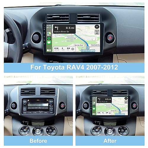 Radio para Toyota RAV4 2007-2012, pantalla táctil Android 10.1" miniatura 2