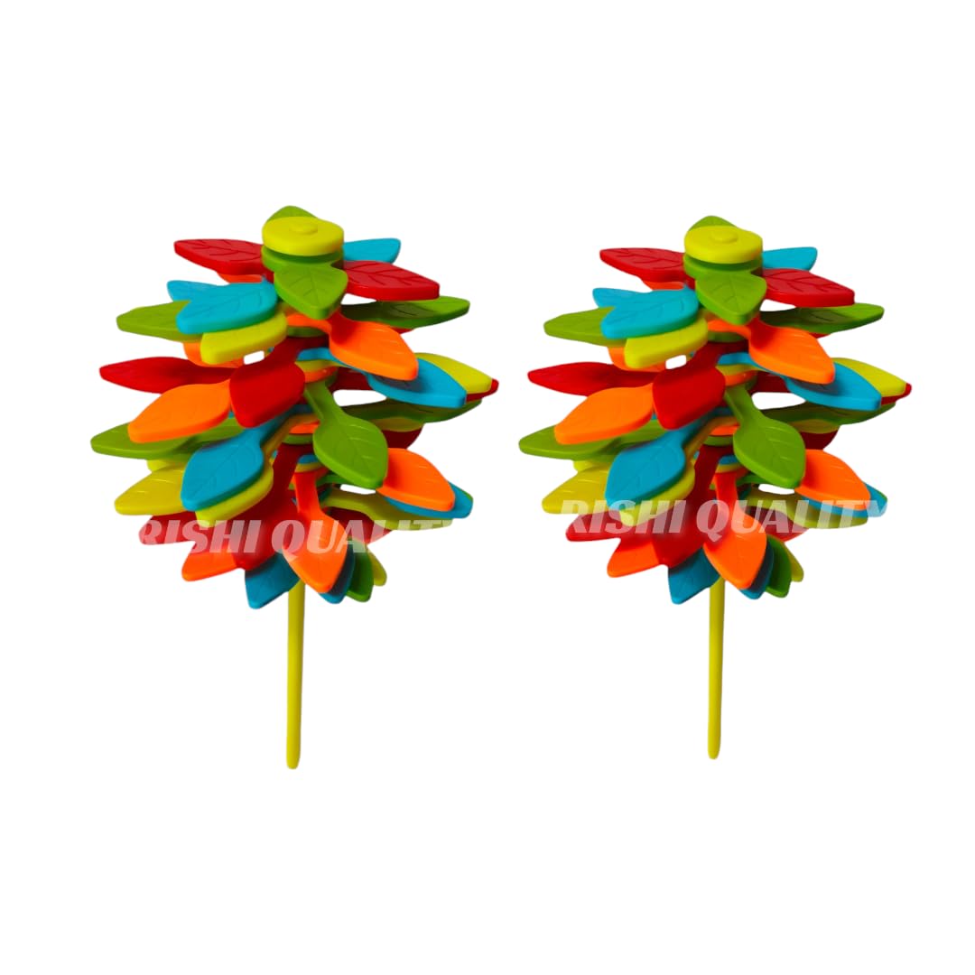 RISHI QUALITY Candy Flower Toy for Kids | Spin Toy with Fun Stress Relief Toy | Best Return Gift | Gift for Boys and Girls Ages 3 and Up. for Birthday, Diwali Gift. (Pack of 2)