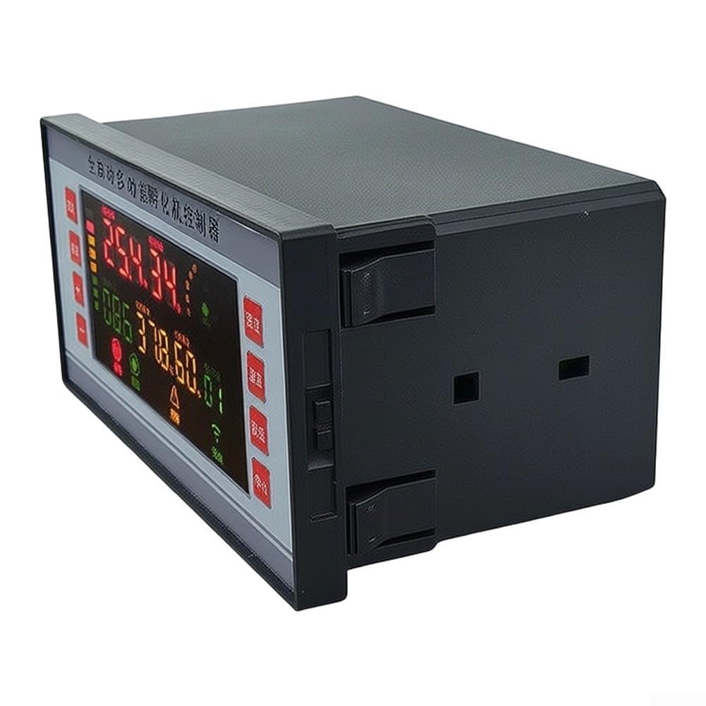 XM-18S Brutkasten Thermostat Digital Temperaturregler mit Feuchtigkeit Kontrolle 7 Kanäle Eierdrehung für Inkubator Gewächshaus Reptilien Terrarium Aquarium 0-99℃ Schwarz 16x9.5x8cm
