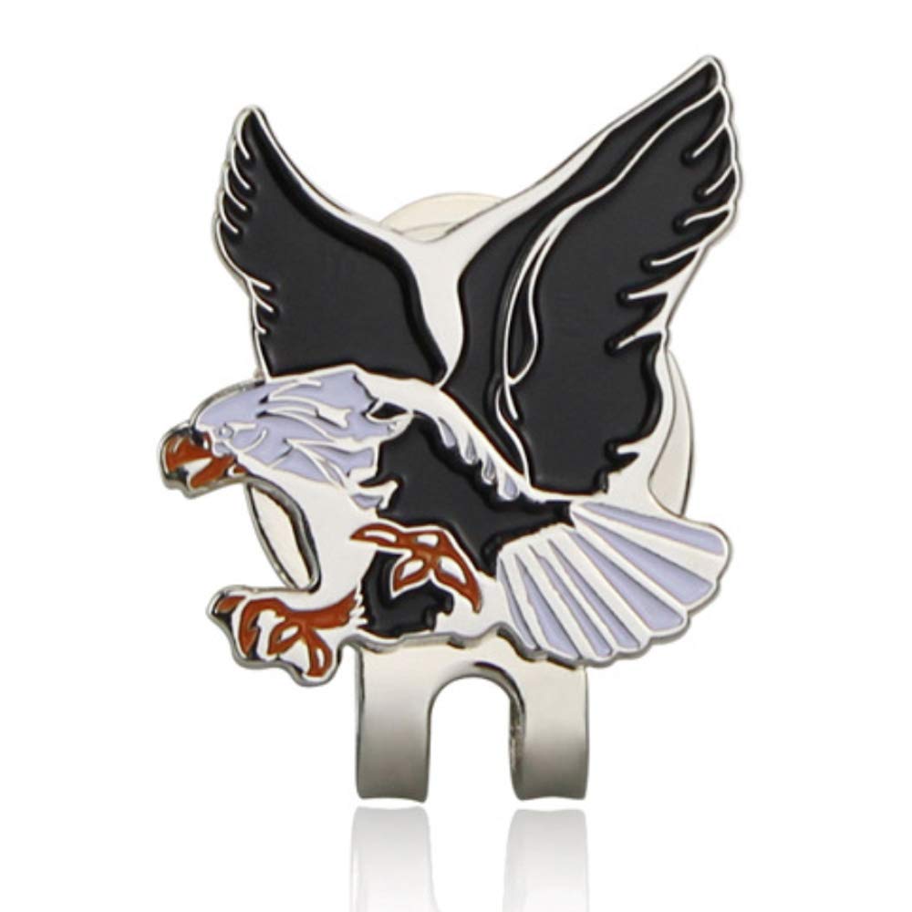 ONESHOTGOLF Golf Ball Marker with Hat Clips for Men Women Golfer, Removable Attaches Easily to Golf Cap - Soft Enamel Technique