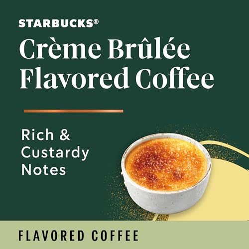 Starbucks K-Cup Coffee Pods, Crème Brûlée Flavored Coffee, Naturally Flavored, 100% Arabica, 1 box (10 pods) - Image 3