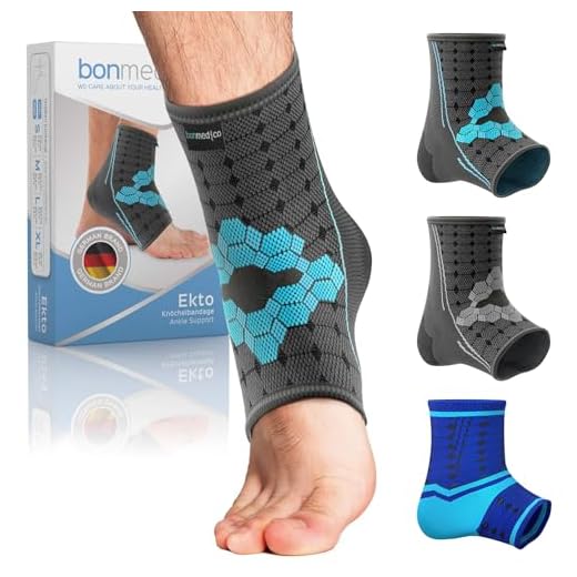 bonmedico Ekto Flexible Fußgelenk-Bandage zur Stabilisierung des Fußes, M