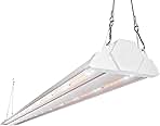 FREELICHT 1 Pack 4ft LED Grow Light, 60W (350W Equivalent), Sunlike Full Spectrum Integrated Plant Light for Hydroponic Indoor Plant Seedling Veg and Flower, Plug in with On/Off Switch
