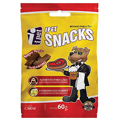 Bifinho IPETsnacks Carne 60g IPET Sabor Carne