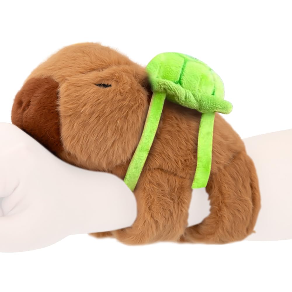 Braccialetti Slap Peluche Capybara - Morbidi Giocattoli Per Bambini, Regalo Divertente - Foto 4