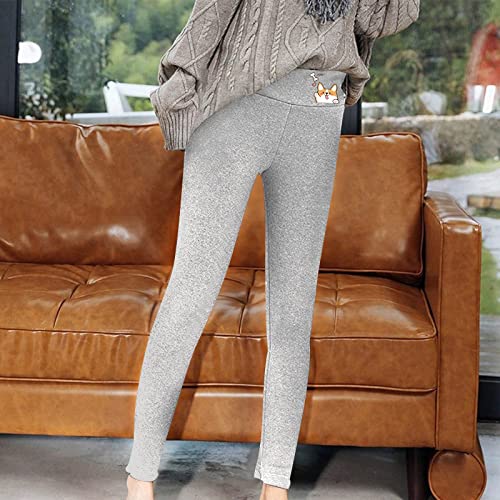 Casual Trousers Plush Tights Thin Leggings For Women Cashmere Thick Jeggings Thin Leggings For Women Corset Leggings Leggings For Women Cold Weather(D-Gray,Xxl) #TOP1