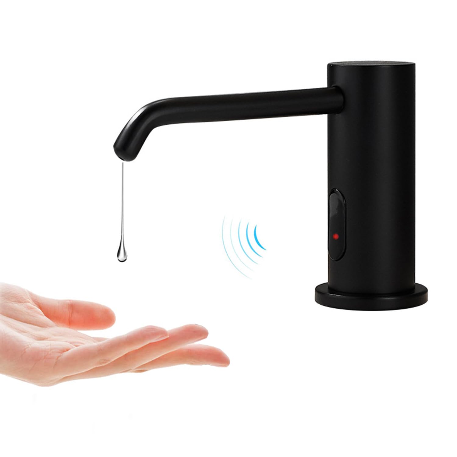 Automatic Touchless Soap Dispenser with 1000ml Capacity, Infrared Sensors, Built-in Sink Soap Dispenser for Bathroom, Kitchen, Commercial Use, Smart