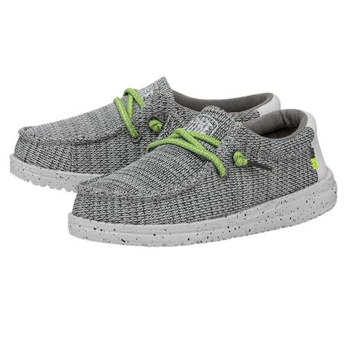 Image of HEYDUDE Boy's Wally Youth Multiple Colors | Boy's Shoes | Boy's Lace Up Loafers | Comfortable & Light-Weight