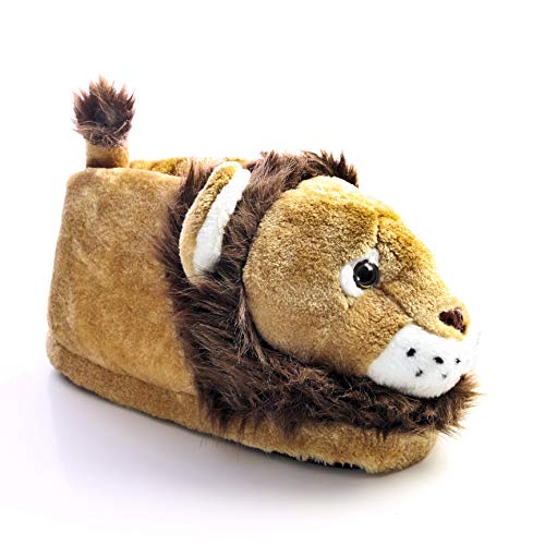 Sleeper'z - León - Zapatillas de casa Animales Originales y Divertidas - Adultos y Niños - Hombre y Mujer - 37/38 (M)