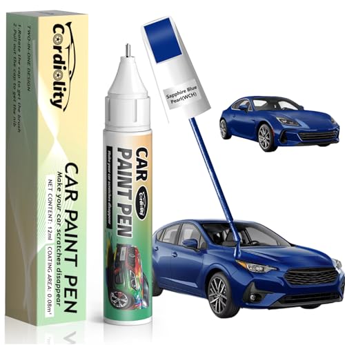 Image of WCH Sapphire Blue Pearl Touch Up Paint for Subaru, Color Accurate Car Paint Scratch Repair Pen, Quick & Easy Fix Automotive Chips and Nicks