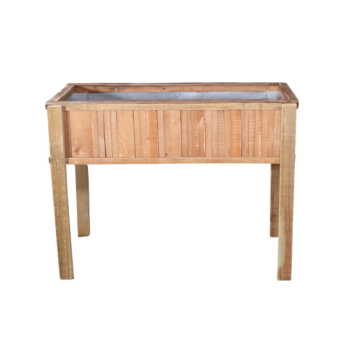 Mesa de Cultivo 102X52X74 cm. Huerto Urbano Vintage con Maderas recicladas y Estilo único.VIDAHUERTO