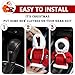Gear Shift Cover,Cute and Soft Shift Knob Cover for Car Christmas Decorations,Non-Slip Gear Shift Hoodie Christmas Car Decor Car Interior Accessories for Automatic Gear Shifter Protection (Red)
