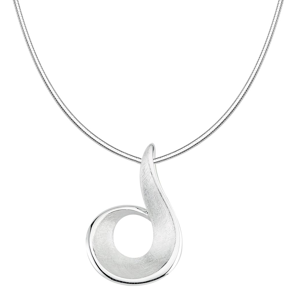 Collana con ciondolo Chiave di violino Argento Musica nota musicale Uomo e Donna