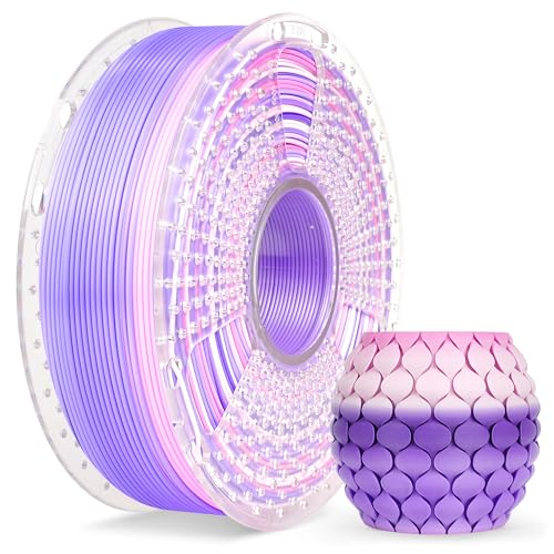 Image of SUNLU 3D Printer Filament, Rainbow PLA Filament 1.75mm, Multicolor Gradient 3D Filament, Neatly Wound 3D Printing Filament, Dimensional Accuracy + /-0.02mm, 1KG Spool. (PLA Rainbow 03)