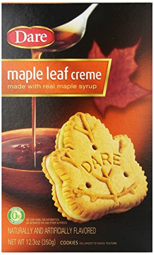 Dare Cookies, Maple Leaf Creme (Pack of 12)