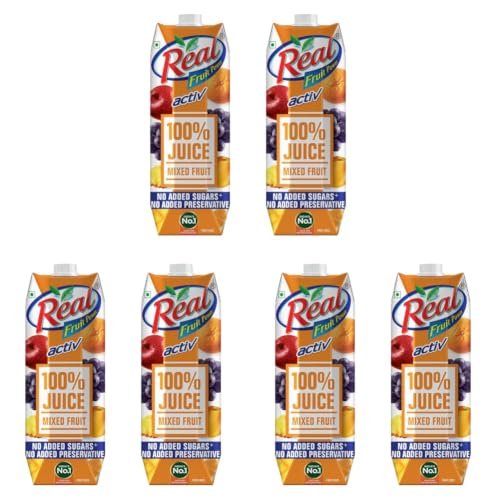 Image of Real Activ, Mixed Fruit, 1L (Pack of 6).