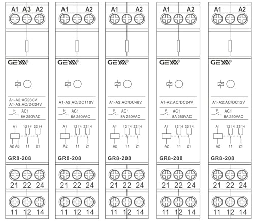 Relais intermédiaire GR8 haute précision interrupteur électronique 3SPDT - 4