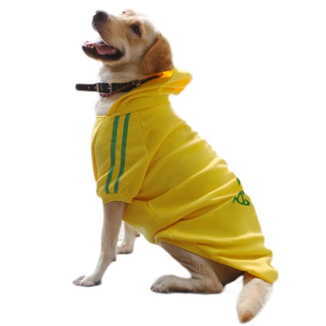 Eastlion Ropa Perro Grande,Cálido Sudadera con Capucha para Perros Algodón Suéter Chaqueta Abrigo Costume…