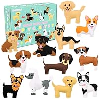 CiyvoLyeen Puppy Sewing Kit for Kids –Fun Plush Toy Sewing for Girls & Boys – DIY Felt Craft Gift Set Ages 7 8 9 10 11 12