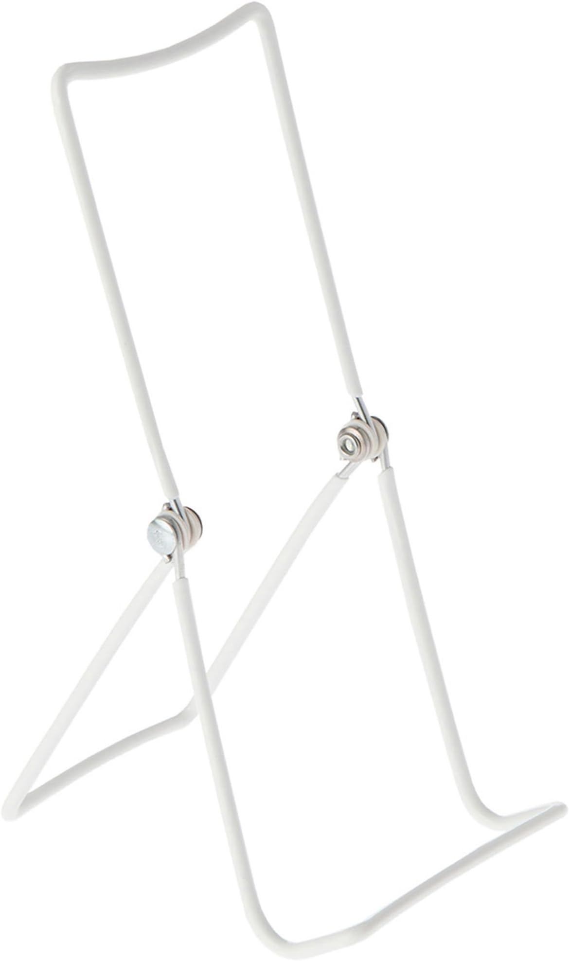 GIBSON HOLDERS 3A Adjustable White Wire Display Easel, 3.625" W x 4" D x 8.75" H, Pack of 12