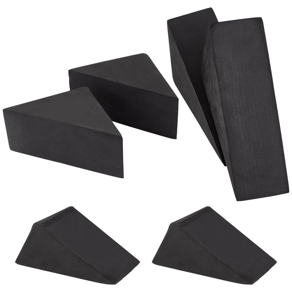 BENECREAT 6Pcs 3 Styles 3D Foam Angle Wedge Tool, 30/45/60 Stained Glass Layout Frame for Soldering Stained Glass Together at Different Angles