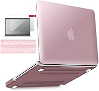 Vista 10 de IBENZER Compatible con MacBook Pro de 13 pulgadas A1278 Release 2012-2008, carcasa rígida de plástico con teclado y cubierta de pantalla para Apple